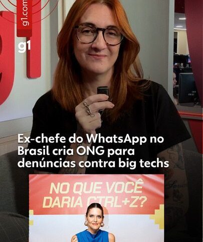 Ex-chefe do WhatsApp no Brasil cria ONG para denúncias contra big techs