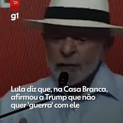 Lula diz na Casa Branca que não quer guerra com Trump