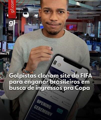 Golpistas clonam site da FIFA para enganar fãs em busca de ingressos da Copa