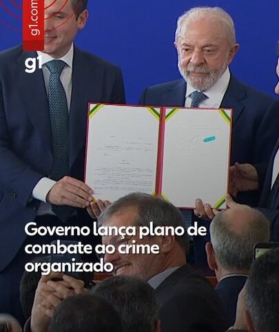 Governo lança plano para enfrentar o crime organizado