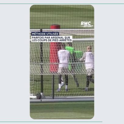 Goleiros do PSG treinam contra empurrões do Arsenal em escanteios