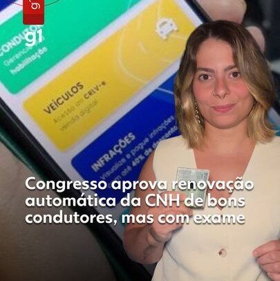 Congresso aprova renovação automática da CNH para condutores, com exame médico