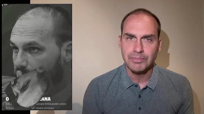 Eduardo Bolsonaro comenta ser produtor-executivo de filme sobre o pai
