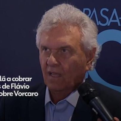 Caiado exige novas explicações de Flávio Bolsonaro sobre Vorcaro