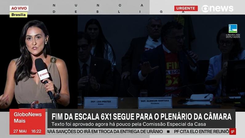 Câmara aprova texto-base da PEC 6x1; votação no 1º turno