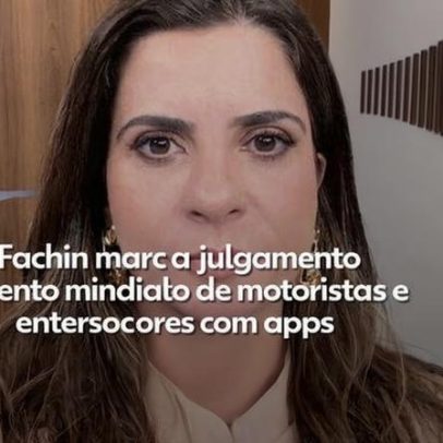 Fachin marca julgamento sobre vínculo de motoristas e entregadores com apps