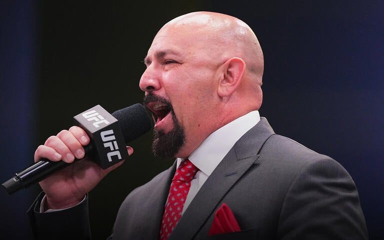 UFC Octagon announcer Joe Martinez