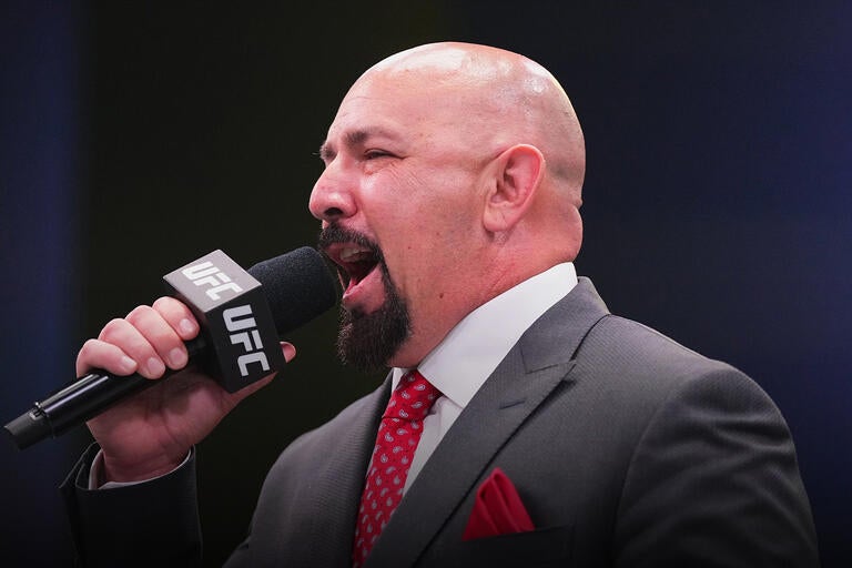 UFC Octagon announcer Joe Martinez