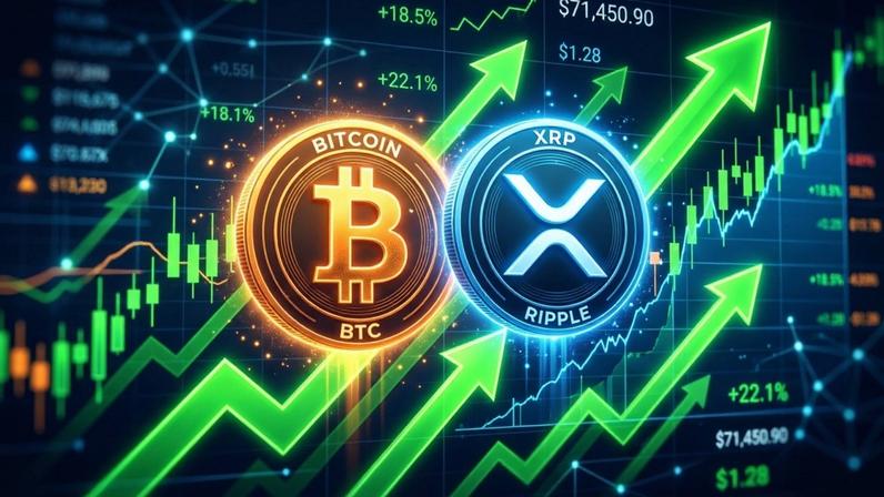 Visita de Trump à China atrai atenção dos mercados; BTC e XRP podem subir