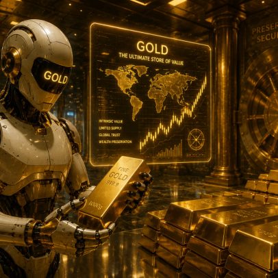 Grok AI prevê preço do ouro até o fim de 2026