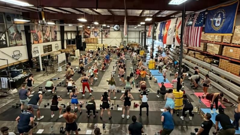 Os encontros “Faith & Fitness” unem exercício físico e fé. (Foto: Instagram/Faith & Fitness Ministry).