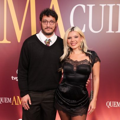 Allan Souza Lima e Duda Beat vão juntos à festa de Quem Ama Cuida