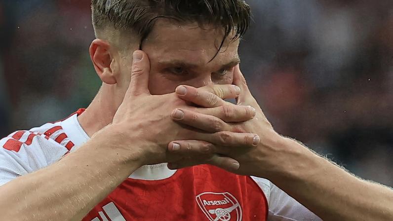Viktor Gyokeres marca duas vezes na vitória de 3 a 0 do Arsenal sobre o Fulham — Foto: Action Images via Reuters/Paul Childs