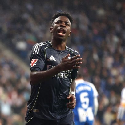 Vinicius Junior chega a 20 gols pela quinta temporada seguida pelo Real Madrid