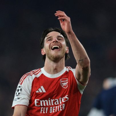 Rice elogia postura do Arsenal diante do Atlético após vantagem de 1 a 0