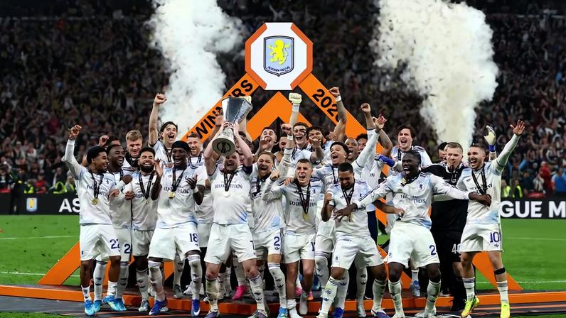 Vitória do Aston Villa na Liga Europa abre vaga para seis ingleses na Champions