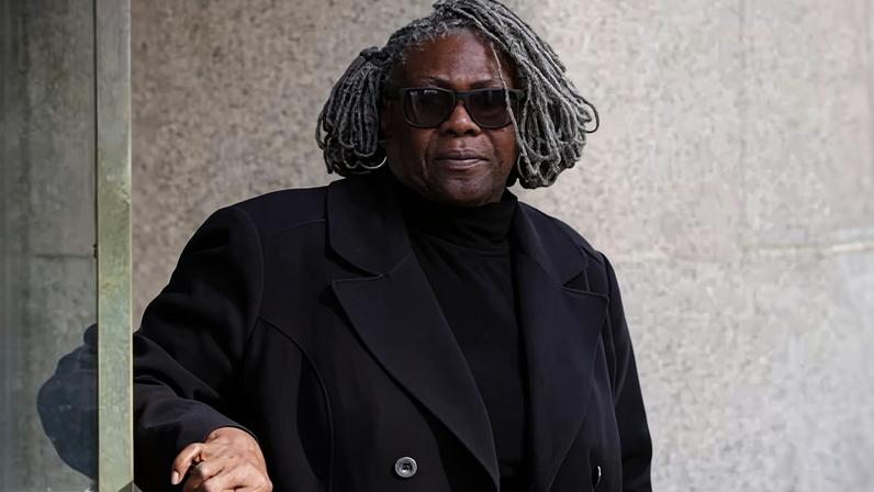 Janice Nix leaves the Old Bailey in London in March 2025.
