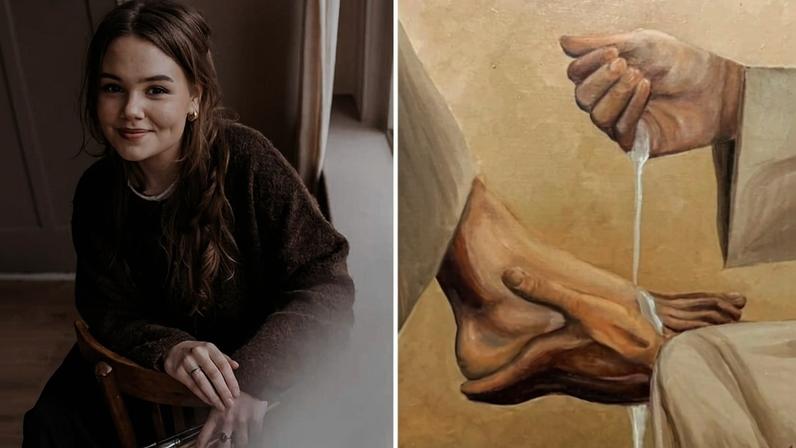 A artista cristã Leonie Gort. (Foto: Reprodução/Leonie Gort)