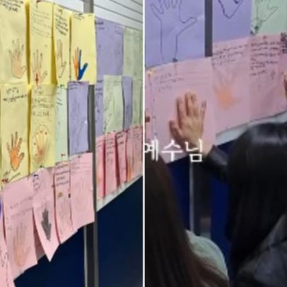 Escola cria mural de oração; alunos intercedem por colegas
