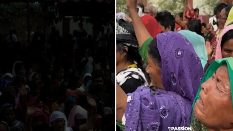 Cruzada evangelística no Nepal, onde milhares de hindus aceitaram Jesus Cristo.
