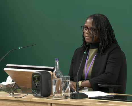 Celeste Calocane: ‘I just had to navigate the system myself and try to make sense of what was going on.’ Photograph: The Nottingham Inquiry/PA