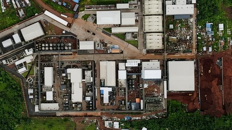 Laxmi Organics Industries’ chemical plant in Lote Parshuram in September 2024.