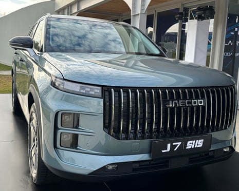 Motoristas britânicos sem seguro para EVs chineses, como Jaecoo