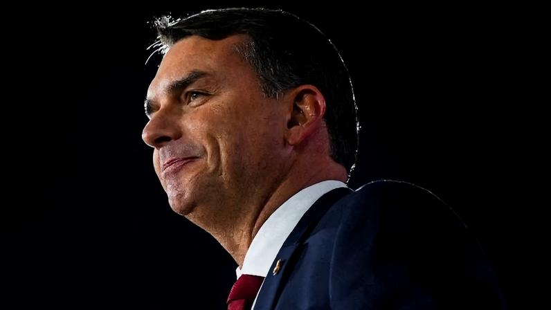 O senador Flávio Bolsonaro