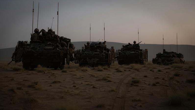 British troops in southern Helmand province, Afghanistan.