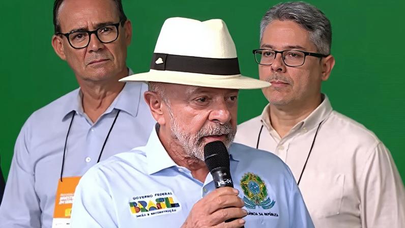 29.mai.2026 - Lula discursa em evento de anúncio de investimentos da Petrobras em Sergipe