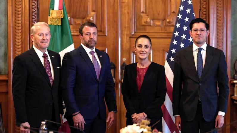Sheinbaum busca relançar relação com EUA ao receber chefe de Segurança de Trump