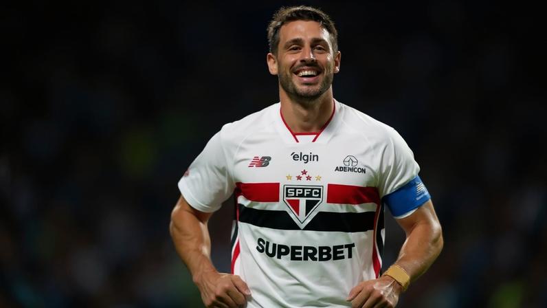 Calleri marcou contra o Cruzeiro pela última vez (Foto: Jorge Rodrigues/AGIF/Folhapress)