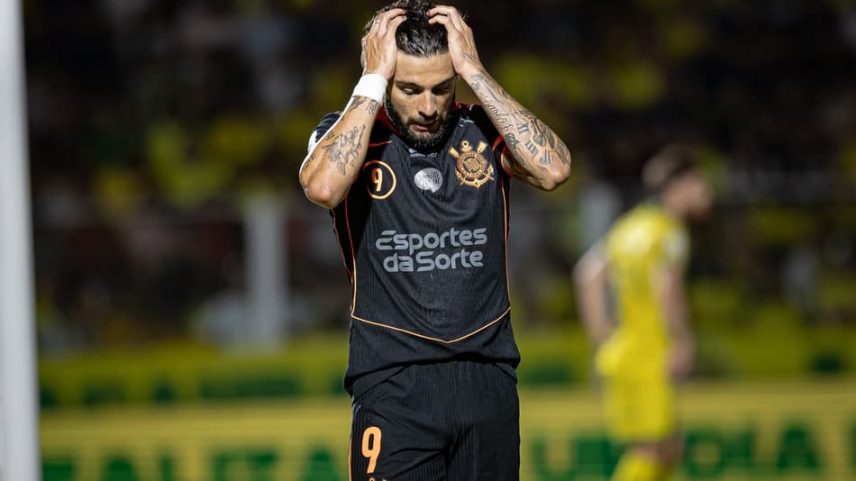 Yuri Alberto tenta encerrar jejum e voltar a balançar as redes pelo Corinthians (Foto: Phd Press/Thenews2/Folhapress)