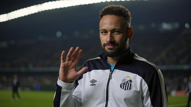 Atitude de Neymar em Santos x Coritiba viraliza e gera comoção