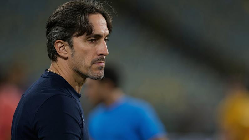 Luis Zubeldía em partida entre Fluminense e La Guaira (Foto: Jorge Rodrigues/AGIF/Folhapress)