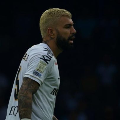 Gabigol reage a empate do Santos, diz ter jogado bem, mas não adiantou