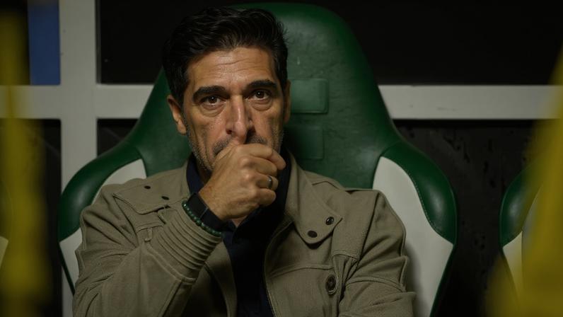 Abel Ferreira em Palmeiras x Cerro Porteño (Foto: Roberto Sungi/AtoPress/Folhapress)