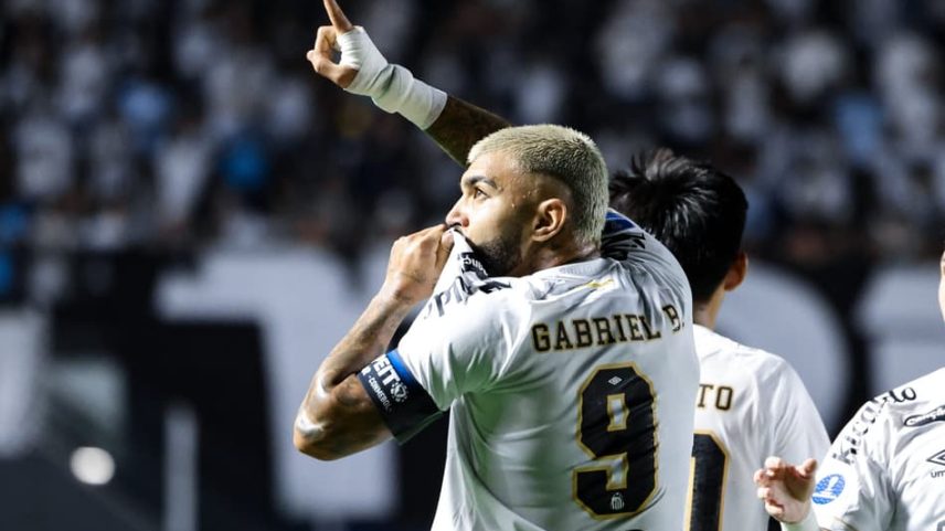 Gabigol em ação pelo Santos (Foto: Sports Press Photo / Sports Press Photo/Fotoarena/Folhapress)