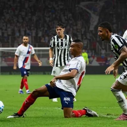 Bahia vence o Botafogo com virada em noite de erros graves na Fonte Nova