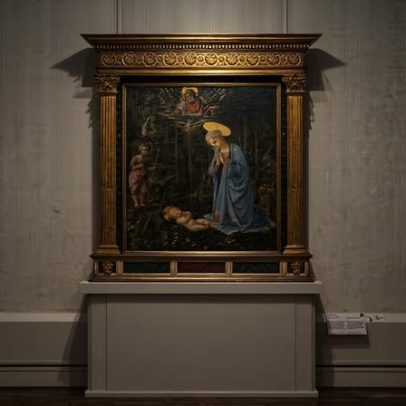 Pintura de Filippo Lippi, centro da Capela Medici, em restauração de dois anos