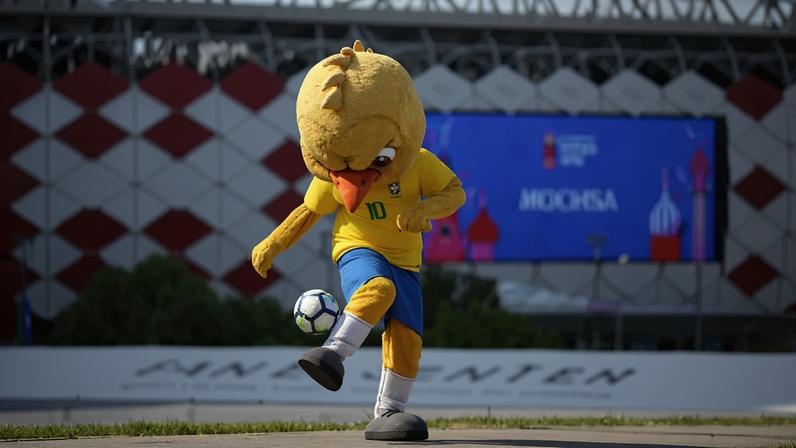 Canarinho Pistola estreou com a Seleção na Copa do Mundo de 2018, na Rússia. (Foto: Lucas Figueiredo/CBF)