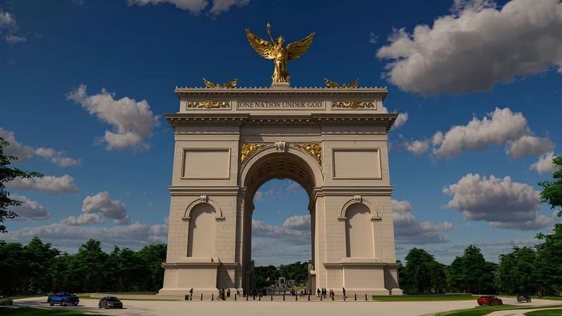 Comissão de Arte dos EUA aprova arco de Trump em DC, apesar de oposição