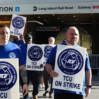 Sistema ferroviário suburbano de Nova York fica paralisado em greve