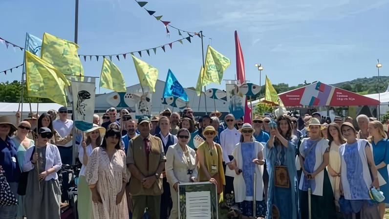 The River Wye charter was launched in Hay-on-Wye during the annual festival