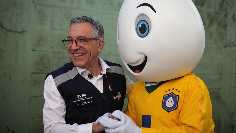 Ministério da Saúde leva vacinação contra sarampo ao Maracanã na véspera da Copa
