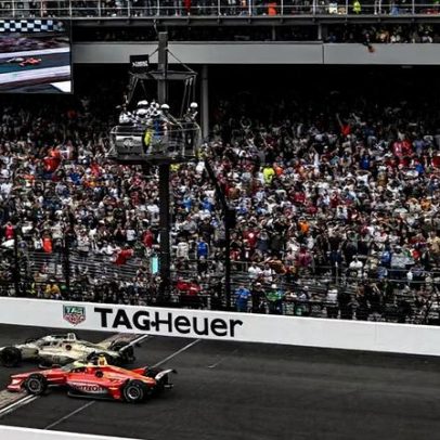 Sueco conquista a vitória mais apertada da história da Indy 500; veja a chegada