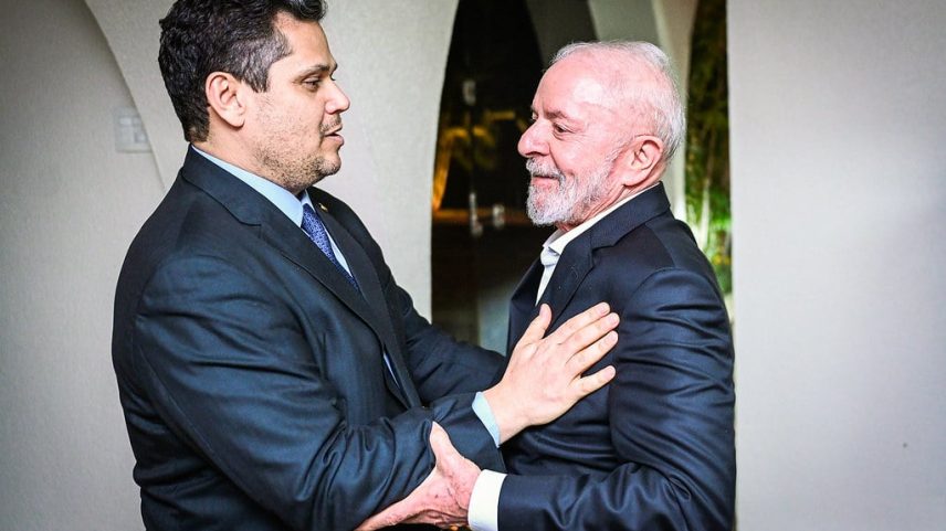 O presidente Lula e Davi Alcolumbre, chefe do Senado e Congresso. Foto: Pedro Gontijo/Senado Federal
