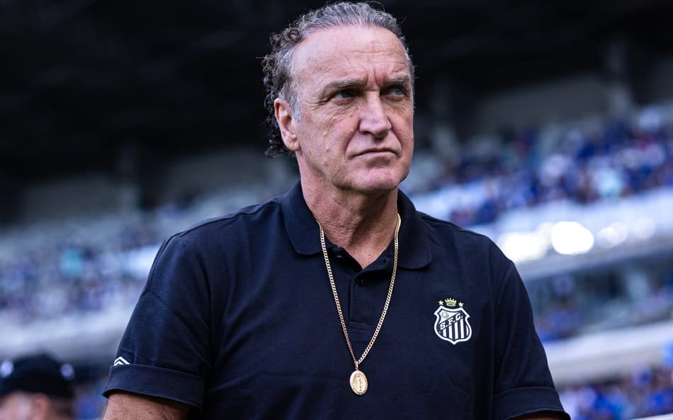 Cuca comandou o Santos diante do Cruzeiro. (Foto: Rafael Costa / Santos FC.)