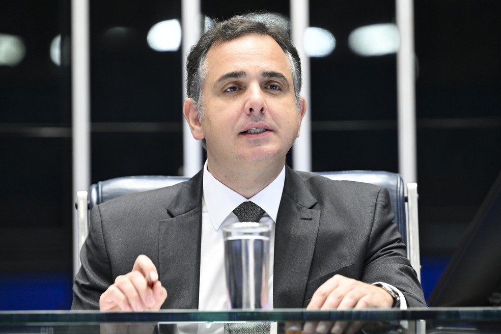 Senador Rodrigo Pacheco (PSB-MG) — Foto: Edilson Rodrigues/Agência Senado