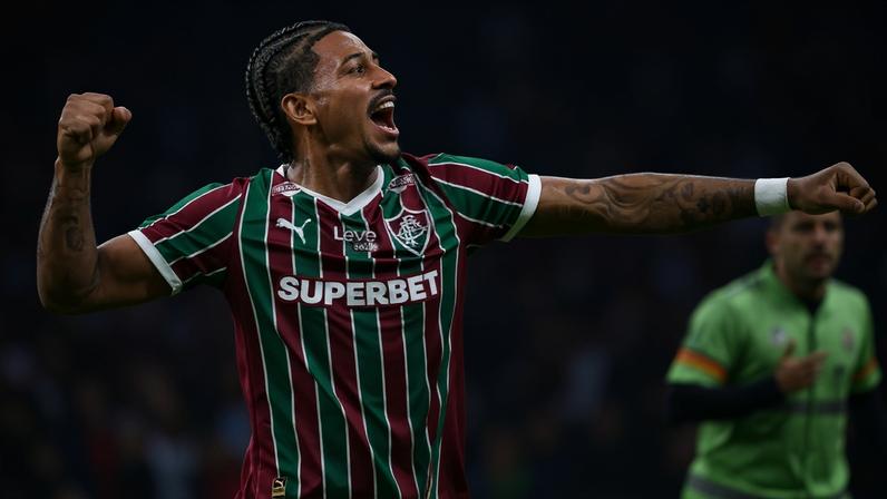 John Kennedy comemora gol do Fluminense contra o Vitória (Foto: Marcelo Gonçalves/ Fluminense FC)